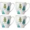 imageLenox 880069 Balsam Lane 4Piece Mug Set Christmas Drinkware Holiday Hosting
