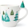 imageLenox 895264 Balsam Lane Figural Tree Mug Multicolor 12 oz Christmas ampamp Holiday Drinkware