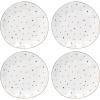 imageLenox 895696 Blue Bay Dots 4Piece Dinner Plate Set