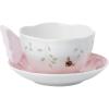 imageLenox Butterfly Meadow Figural Cup and Saucer Set YellowCup and Saucer  Pink