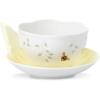 imageLenox Butterfly Meadow Figural Cup and Saucer Set YellowCup and Saucer  Yellow