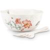 imageLenox Butterfly Meadow Salad Bowl ampamp Servers 410 LB Multi