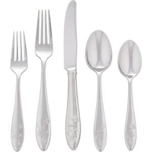 imageButterfly Meadow 6Piece Block Set5Pieces Flatware Set