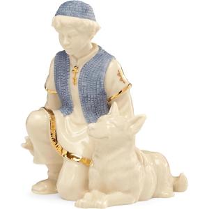 imageLenox 6399943 First Blessing Nativity Three Kings Figurine SetShepherd with Boy