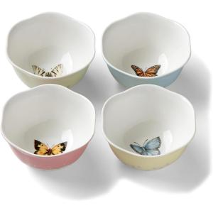 imageLenox 791720 Butterfly Meadow 4Piece Dessert Bowl Set