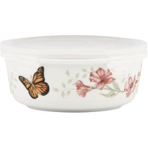 imageLenox 824646 Butterfly Meadow Serve ampamp Store Container Small Container 625quotD x 275quotHSmall