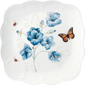 imageLenox 857699 Butterfly Meadow Ice Cream BowlIvorySquare Dinner Plate