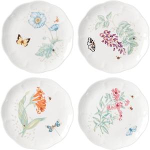 imageLenox 857702 Butterfly Meadow Soup BowlAccent Plates  Set of 4