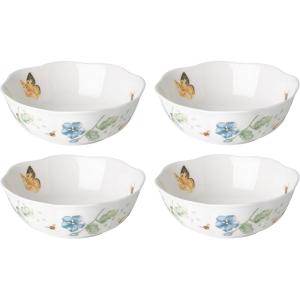 imageLenox 857702 Butterfly Meadow Soup BowlAllPurpose Bowls  Set of 4