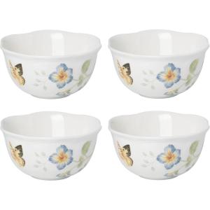 imageLenox 857702 Butterfly Meadow Soup BowlDessert Bowls  Set of 4