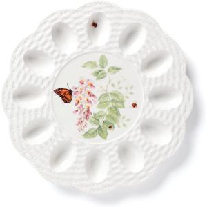 imageLenox 893454 Butterfly Meadow Bunny Cookie Jar Easter ServewareEgg Tray