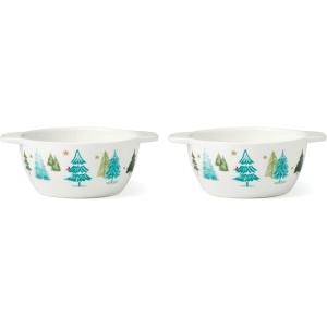 imageLenox 895036 Balsam Lane Soup Bowls Set of 2 20 oz Christmas Drinkware Holiday Hosting