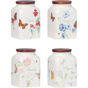 imageLenox 895243 Butterfly Meadow Assorted Cooking Spice Jars Set Of 4