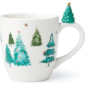 imageLenox 895264 Balsam Lane Figural Tree Mug Multicolor 12 oz Christmas ampamp Holiday Drinkware