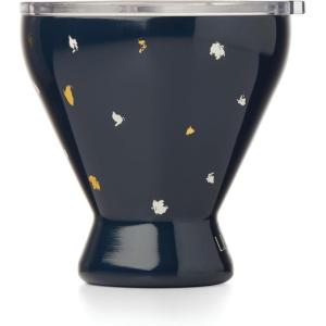 imageLenox 895732 Blue Bay Dot Pattern Stainless Steel Wine Tumbler With StrawDot