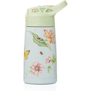 imageLenox 895743 Butterfly Meadow Light Blue Insulated Water BottleBlue