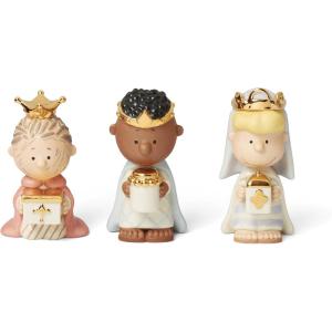 imageLenox 895923 Peanuts Christmas Pageant 3 Kings Figurines
