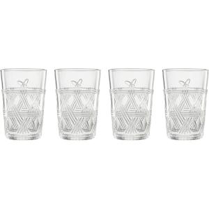 imageLenox 896076 Butterfly Meadow Pink Tall Glasses Set of 4Clear
