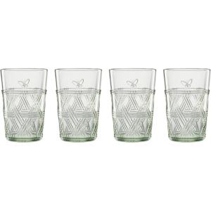 imageLenox 896076 Butterfly Meadow Pink Tall Glasses Set of 4Green