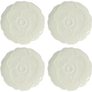 imageLenox 897161 Butterfly Meadow Floral Accent Plates Green Set of 4Green