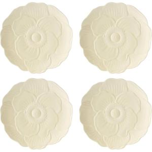 imageLenox 897161 Butterfly Meadow Floral Accent Plates Green Set of 4Yellow
