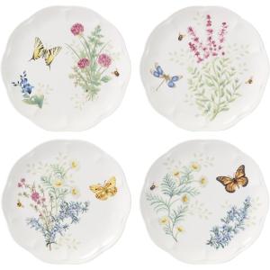 imageLenox 897795 Butterfly Meadow Herbs Pasta Bowls Set Of 4Accent Plates