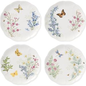 imageLenox 897795 Butterfly Meadow Herbs Pasta Bowls Set Of 4Dinner Plates