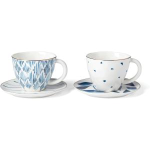 imageLenox Blue Bay 4Piece Teacup ampamp Saucer Set 209 White209