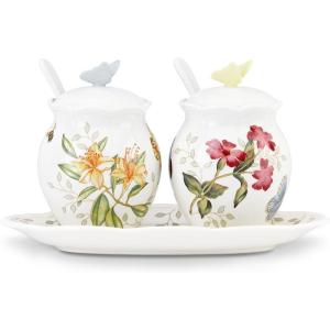 imageLenox Butterfly Meadow 7Piece Condiment Set White 