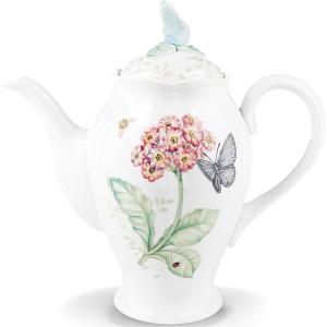 imageLenox Butterfly Meadow Coffee Pot with Lid White 