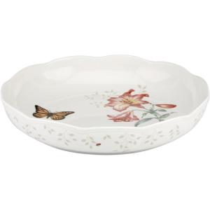 imageLenox Butterfly Meadow Low Serve Bowl White 