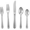 imageGorham 846854 Melon Bud Frosted 45Piece Flatware SetStainless Steel