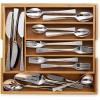 imageGorham 871430 Biscayne 65Piece Stainless Flatware Set Silver65Piece Set