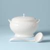 imageLenox 851746 Opal Innocence Carved 16Piece Dinnerware SetCovered Tureen with Ladle