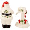 imageLenox 863640 Holiday Airplane Cookie JarSalt  Pepper Set