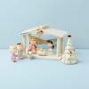 imageLenox 895265 Peanuts The Christmas Pageant ampamp Creche 8Piece Set
