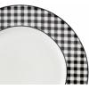 imageLenox 897166 Gingham Dinner Plates Set of 4 Pink Valentines DayBlack