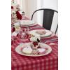 imageLenox 897166 Gingham Dinner Plates Set of 4 Pink Valentines DayPink