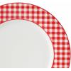 imageLenox 897166 Gingham Dinner Plates Set of 4 Pink Valentines DayRed