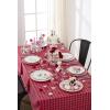 imageLenox 897166 Gingham Dinner Plates Set of 4 Pink Valentines DayRed