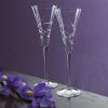 imageLenox Adorn Crystal 2Piece Toasting Flute Set 2 Count Clear 7oz