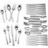 imageLenox Amber Hill 65Piece Flatware Set 965 LB Metallic