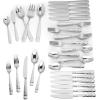imageLenox Eastwood 65Piece Flatware Set 1245 LB Metallic