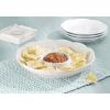 imageLenox French Perle White Tall Salt and Pepper Set Chip  Dip Tray