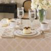 imageLenox Laurel Leaf 70quotx144quot Oblong Tablecloth IvoryIvory