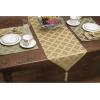 imageLenox Laurel Leaf 70quotx144quot Oblong Tablecloth IvoryPlatinum