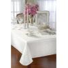 imageLenox Opal Innocence 70 Round White Tablecloth Machine Washable WrinkleResistant Table Cover