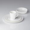 imageLenox Tin Can Alley 4 Degrees 12Piece Dinnerware Set White  L100 1475 LB Service for 412Piece Place Setting