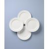 imageLenox Tin Can Alley Large Serving Bowl WhiteDinner Plates  Set of 4  7 Degrees