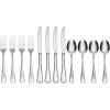 imageOneida Flight 65 Piece Everyday Flatware Service for 12 180 Stainless Steel Silverware Set Dishwasher Safe12Piece Flatware Set